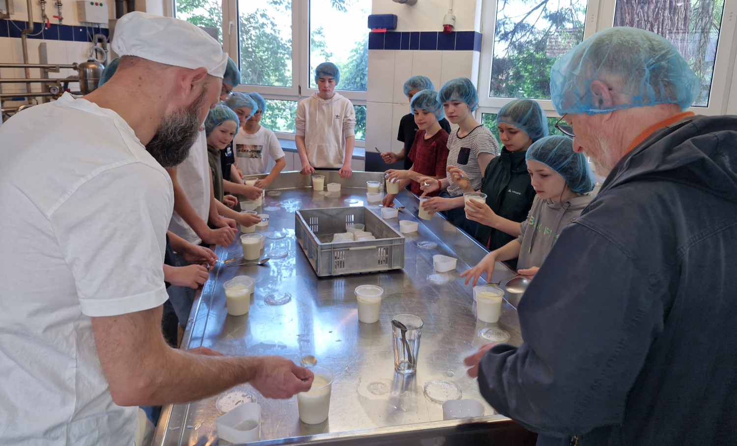Schüler machen Quark